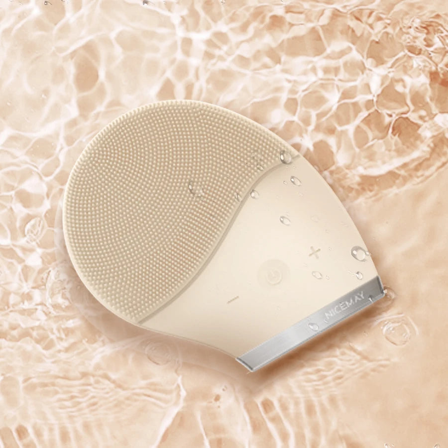 Electric Facial Cleansing Brush Multifunctional Face Cleanser Brush Exfoliator Massager Vibrating Face Scrubber Face Wash Brush