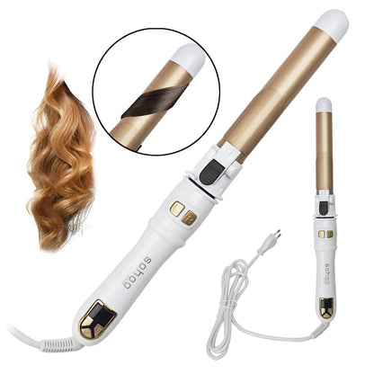 Automatic Rotating Curling Iron Easy Auto Hair Curler Wand Professional Fast Heating Hair Curler