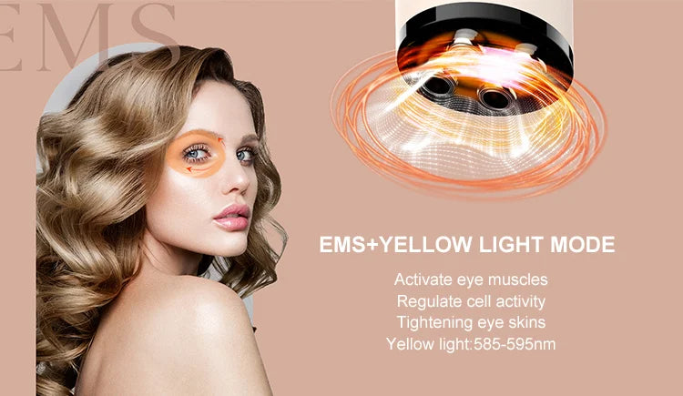 Eye Skin Rejuvenation Rf Ems LED Photon at Home Device Top Grade Multifunction Beauty Device Rf Eyes Cares Device